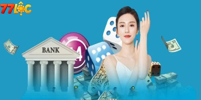 Giao diện rút tiền 77loc đơn giản, thân thiện với người dùng