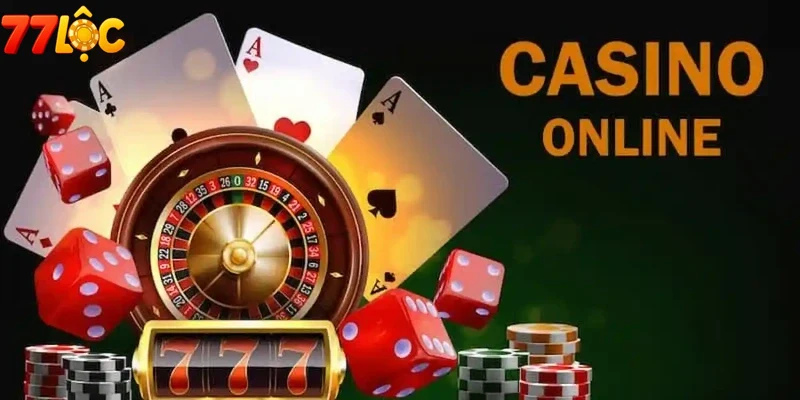 Giao diện trang chủ Casino Online 77loc hiện đại và dễ sử dụng