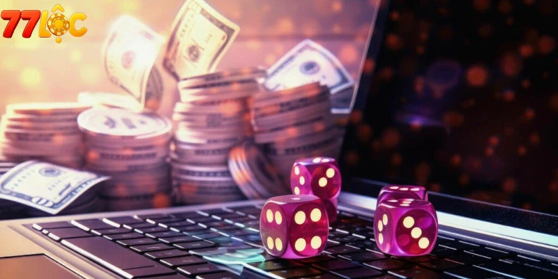 Hình ảnh giao diện trang chủ khi đăng ký tài khoản 77loc